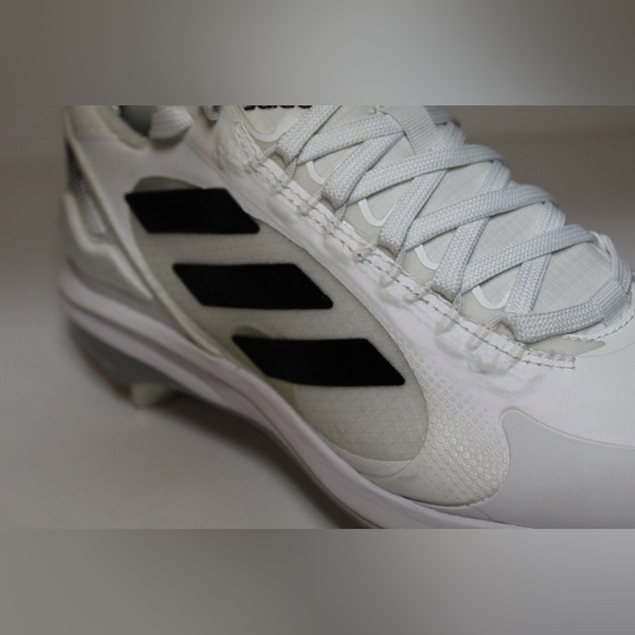 ADIDAS PureHustle 2 ELITE Women's Softball Cleats White/Black Size W 6.5 US NEW! - Picture 4 of 8